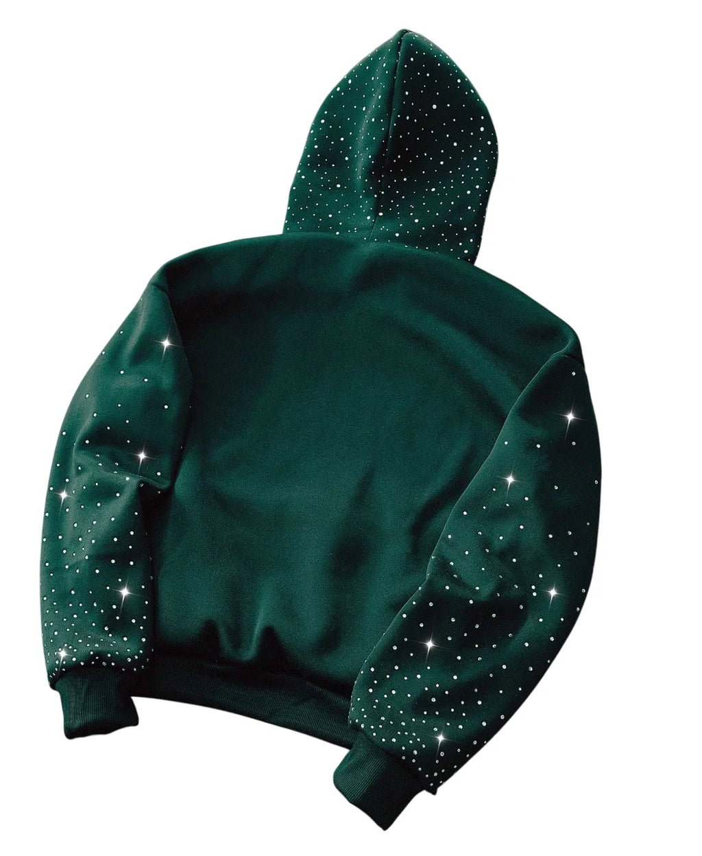 Y2K Rhinestone Fleece Hoodie