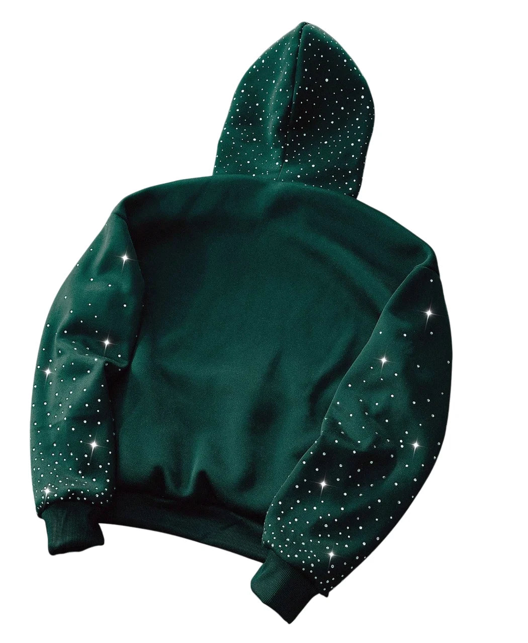 Y2K Rhinestone Fleece Hoodie