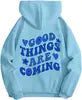 Knitted Casual Streetwear Style 100% Cotton Crystal Women's Loose Hoodies Drop Shoulders 3D Embroidery Waterproof Eco-Friendly