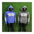 Winter Full Zip High Quality Quick Dry Breathable Eco-Friendly Fleece Hoodie Custom Chenille Patches Letter Embroidery Acid