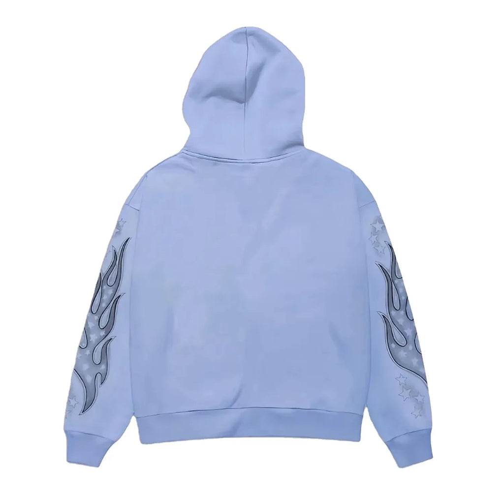 Trendy Winter Vintage Oversized Streetwear Zip Hoodie Custom Screen Printed Embroidered | 100% Cotton Fleece | Drop Shoulder |