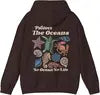 Knitted Casual Streetwear Style 100% Cotton Crystal Women's Loose Hoodies Drop Shoulders 3D Embroidery Waterproof Eco-Friendly