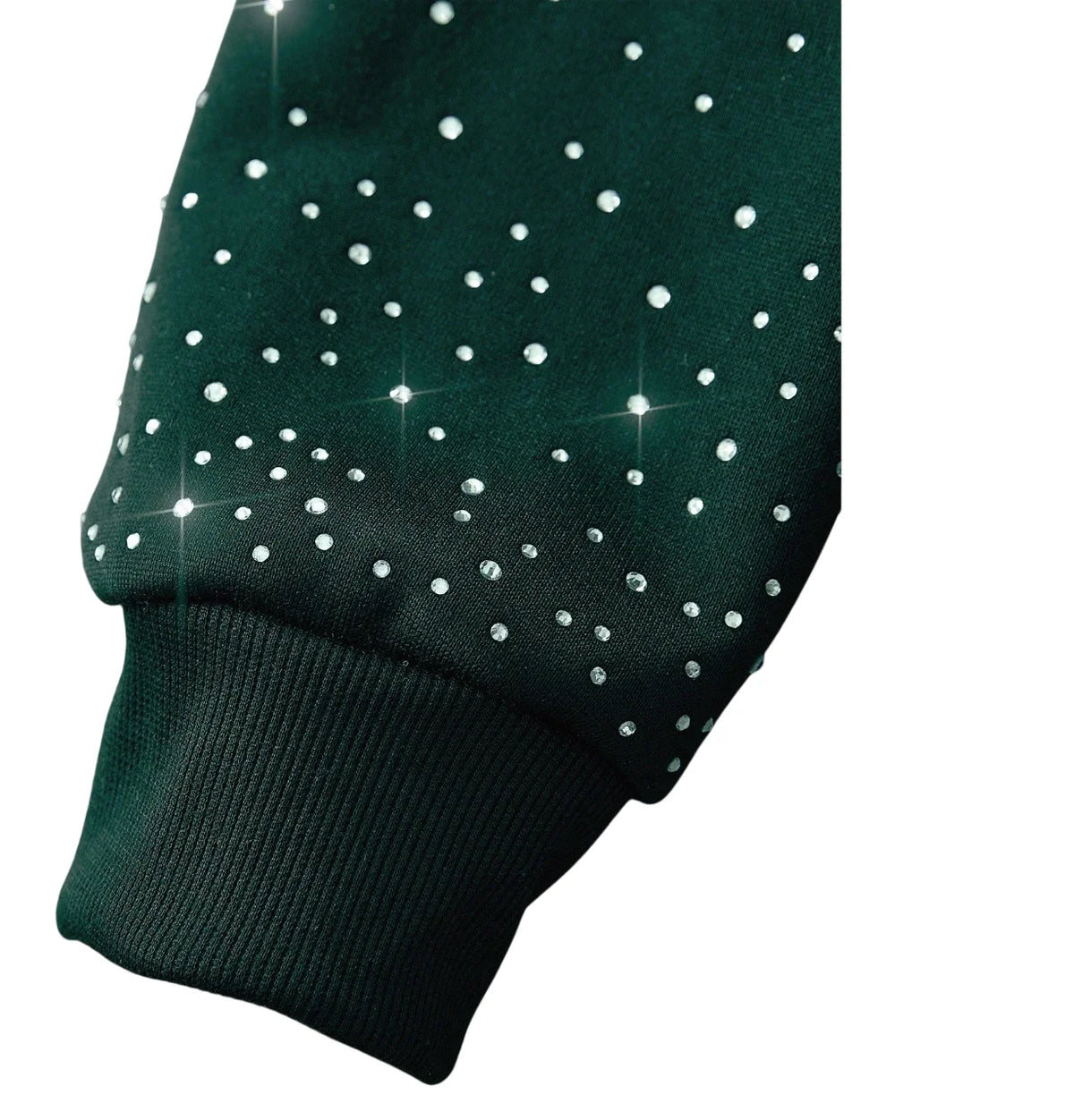Y2K Rhinestone Fleece Hoodie