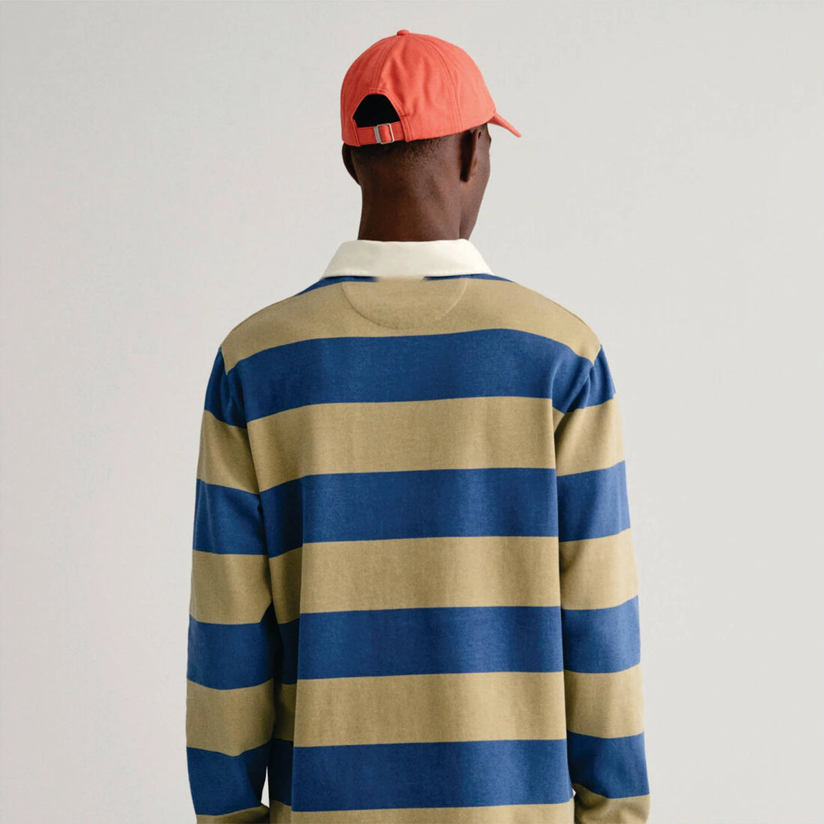 High Quality Men's Striped Rugby for Shirt-Customizable Breathable Durable & Comfortable for Casual and Athletic Use