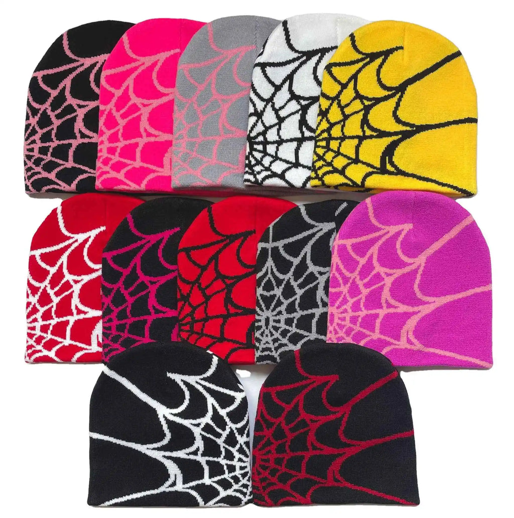 Custom Logo Unisex Wool Blend Knitted Beanie Hat with Skull Design Street Style High Quality for Travel