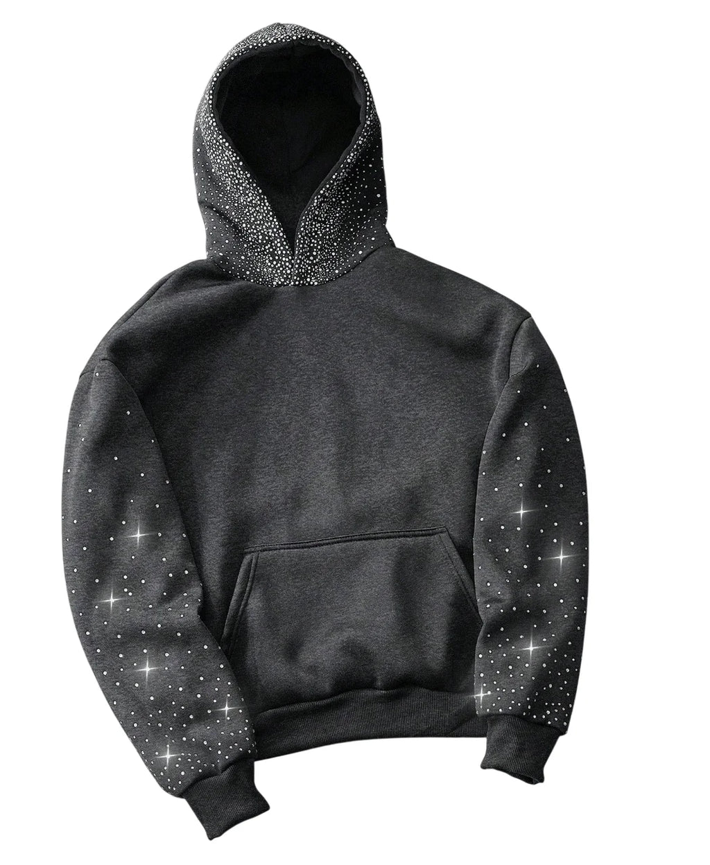 Y2K Rhinestone Fleece Hoodie