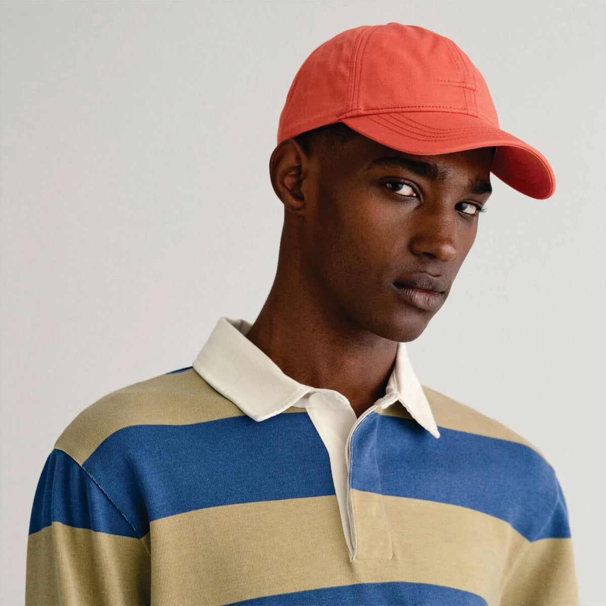 High Quality Men's Striped Rugby for Shirt-Customizable Breathable Durable & Comfortable for Casual and Athletic Use