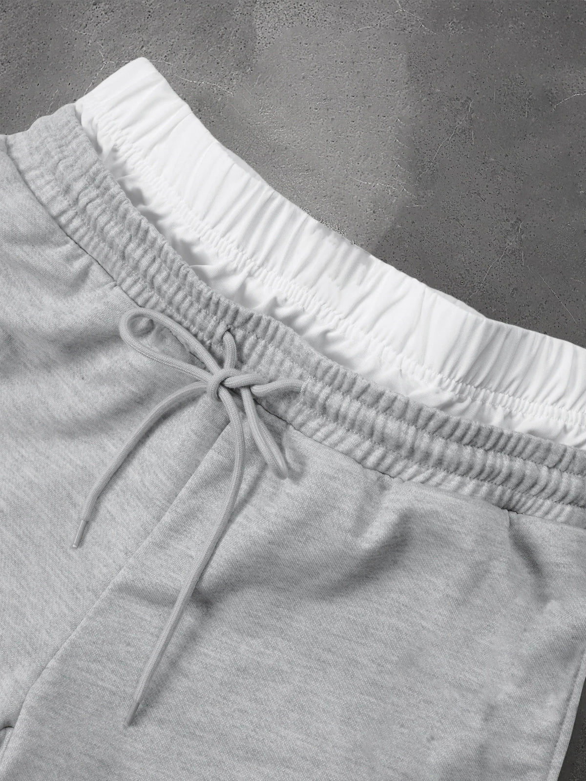 Men's Baggy Wide Leg Sweatpants Contrast White Waist Polyester S-2XL Drawstring Hip Hop Streetwear Casual Loose Fit Jogger Pants