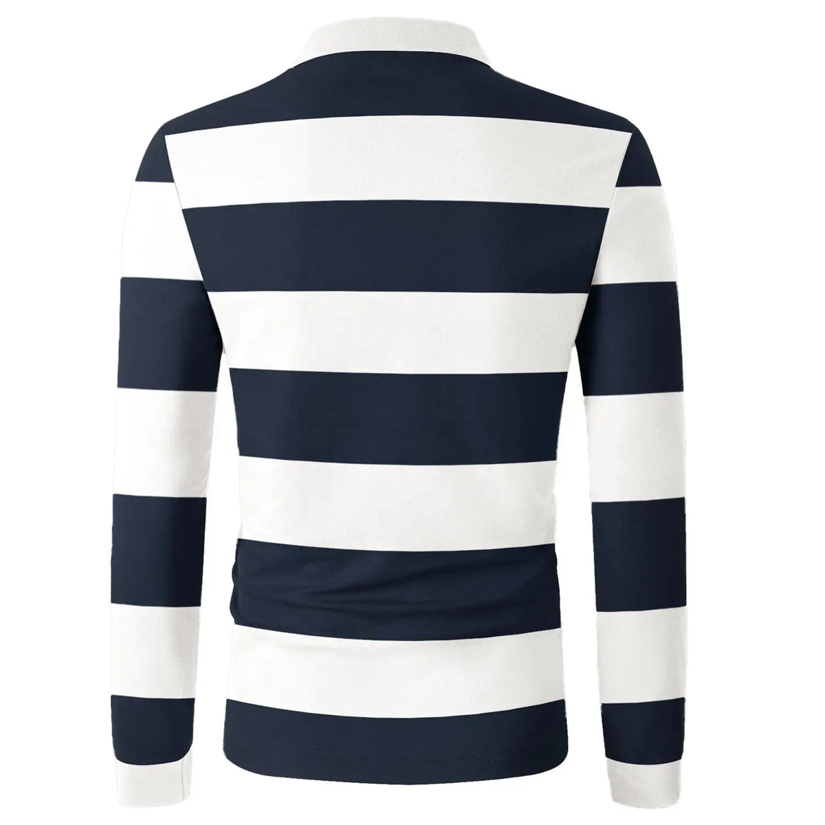 Premium Quality Men's for Polo T-shirt Custom 100% Cotton Breathable Lightweight Stripped Full Sleeves Stylish Trendy Solid