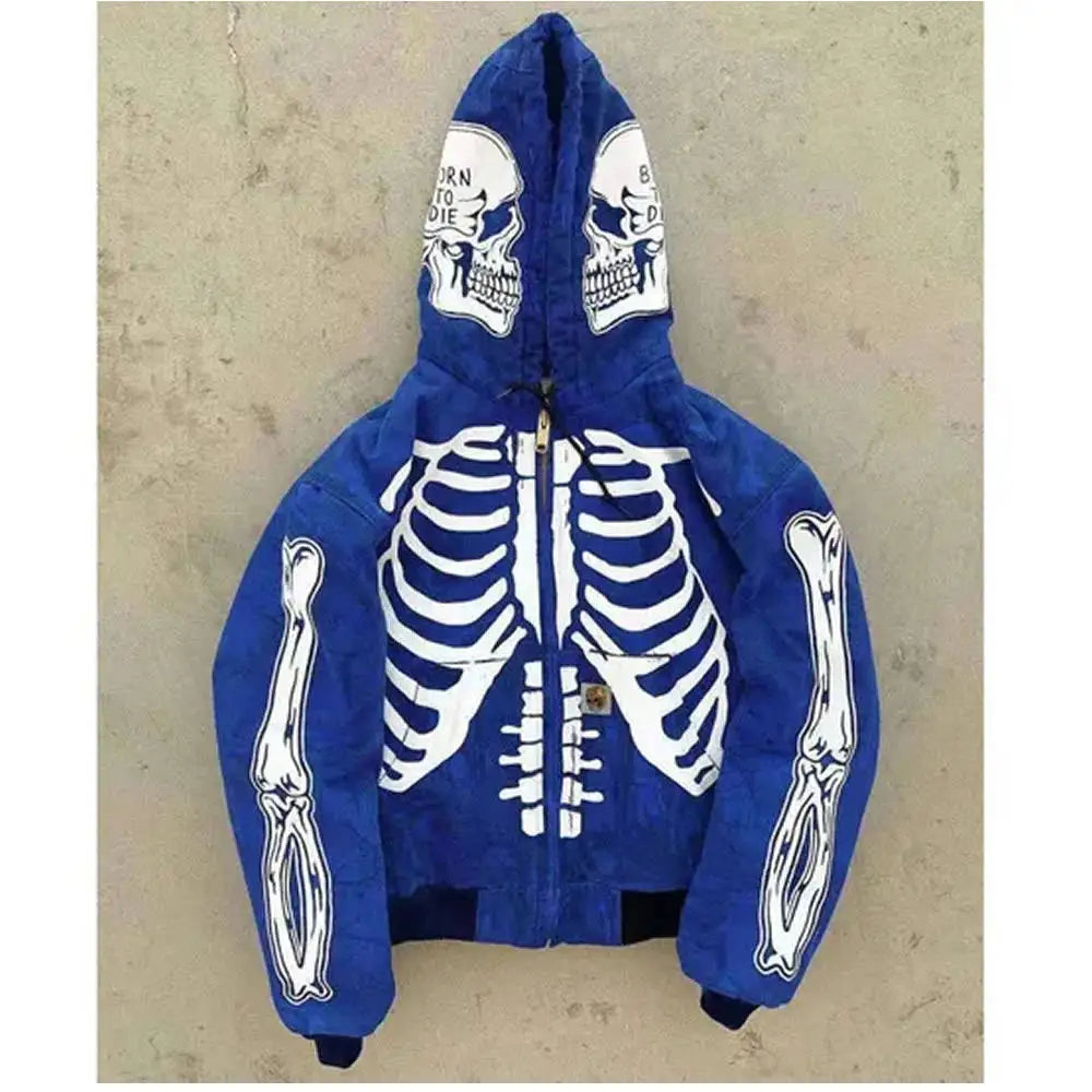 Hot Selling Trendy Custom Made 3D Embroidery Hoodie Acid Wash Zip Distressed 380 Gsm Heavyweight Cotton Rhinestones Embroidery