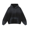 Custom Blank 100% Cotton Acid Washed Hoodie High Street Series Washing Old Oversized Hoodie Stone Washed Vintage Hoodie