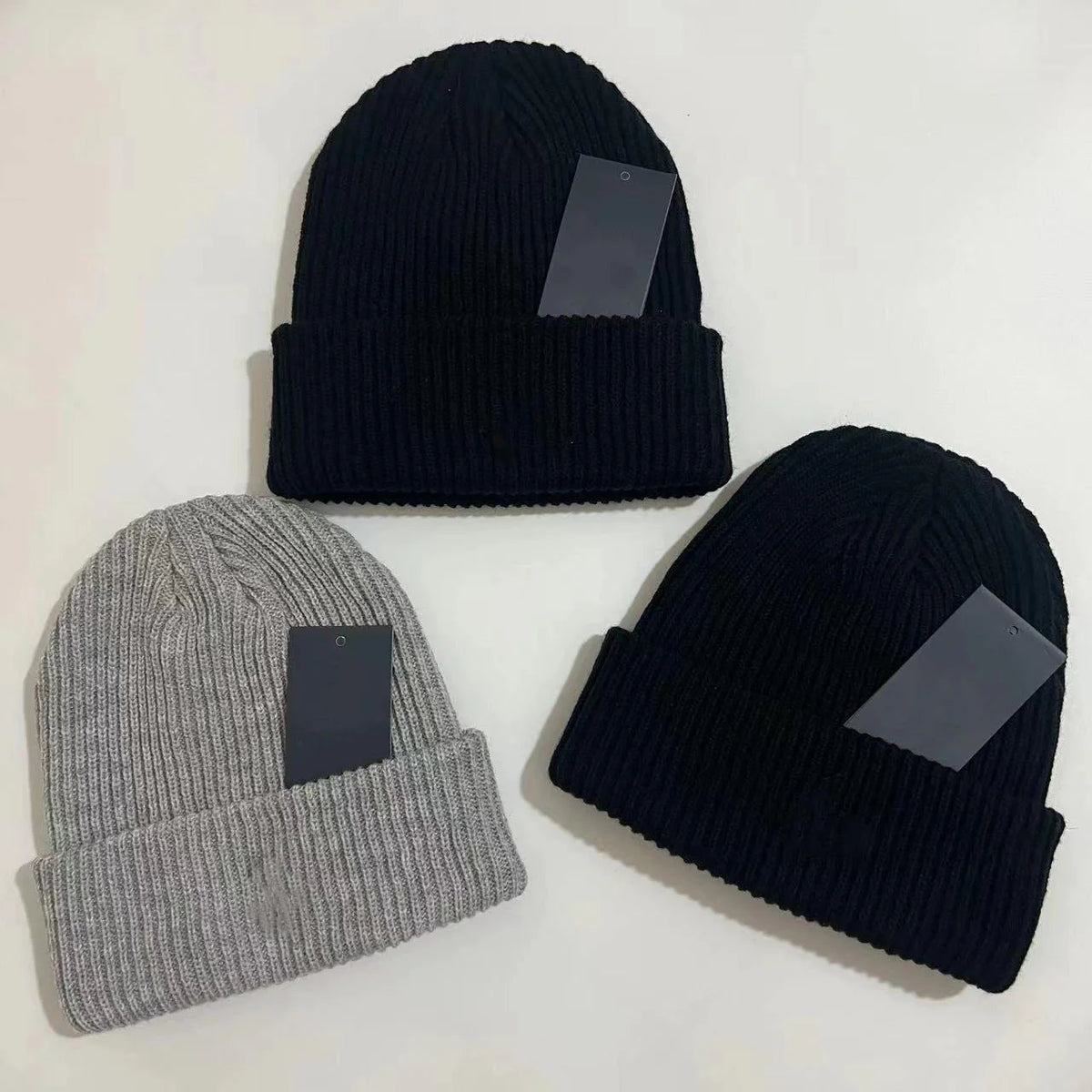 Autumn and Winter Versatile Cold Hat Warm Ear Acrylic Knitted Beanie Hats