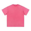RoughPlay Casual Wash Cotton Vintage T-shirt Pattern Diamond Heavyweight Custom Graphic Short Sleeve Running Vest for Men