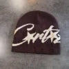 Custom Logo Trendy Jacquard Knitted Beanie Stylish Street Hip-hop Fashion Hat 3d Embroidery Free Size Warmth for Cold Weather