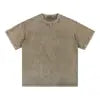 RoughPlay Casual Wash Cotton Vintage T-shirt Pattern Diamond Heavyweight Custom Graphic Short Sleeve Running Vest for Men