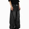 Fashionable Men's Straight Baggy Jeans 100% Cotton Lightweight Mid Waist Comfortable Casual Breathable Quick Dry Eco-Friendly