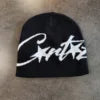 Custom Logo Trendy Jacquard Knitted Beanie Stylish Street Hip-hop Fashion Hat 3d Embroidery Free Size Warmth for Cold Weather