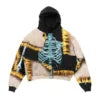 Custom Logo Pullover No String 3D Skull Printing Acid Wash Hoodie Oversized Hoodies for Men