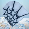 Y2KSpider Web Pattern Knitted Beanie Y2K Style, Multicolor Acrylic Warm Unisex Hip Hop Winter Skull Hat Customizable