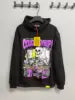 High Quality 100% Cotton Men's Vintage Oversized Casual Autumn Heavyweight Fleece Crocheted Lined Streetwear Hoodie Digital