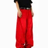 Fashionable Men's Straight Baggy Jeans 100% Cotton Lightweight Mid Waist Comfortable Casual Breathable Quick Dry Eco-Friendly