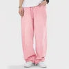 High Quality Straight Stretchy Pockets Wide Leg Trousers Mid Waist Loose Men Long Canvas Lightweight Casual Breathable Jeans