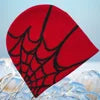 Y2KSpider Web Pattern Knitted Beanie Y2K Style, Multicolor Acrylic Warm Unisex Hip Hop Winter Skull Hat Customizable