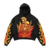 Custom Logo Pullover No String 3D Skull Printing Acid Wash Hoodie Oversized Hoodies for Men