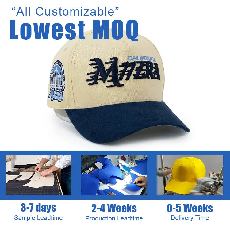 High Quality Classic Hip Hop Flat Brim 6 Panel Custom 3D Embroidery Logo Cotton Snapback Cap