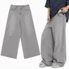 New High Quality Men's Baggy Hip Hop Wide Leg Distressed Loose Fit Mid Waist Embroidery Eco-Friendly Plus Size Jeans