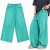 New High Quality Men's Baggy Hip Hop Wide Leg Distressed Loose Fit Mid Waist Embroidery Eco-Friendly Plus Size Jeans
