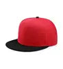 OEM ODM Manufacture Low MOQ Embroidery 6 Panel Flat Brim Blank Snapback Hat Custom Baseball New Men Fitted Cap