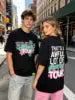 THAT'S a AWFUL LOT of COUGH SYRUP T-shirts Men Heavyweight Street Wear Custom Graphic Print Oversized