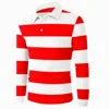 Premium Quality Men's for Polo T-shirt Custom 100% Cotton Breathable Lightweight Stripped Full Sleeves Stylish Trendy Solid