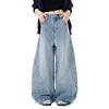 Men High Quality Retro New Cutlass Arc Jeans Straight-leg Men Jeans Custom Stone Wash  Fashion Designer Blue Jeans for Men