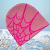 Y2KSpider Web Pattern Knitted Beanie Y2K Style, Multicolor Acrylic Warm Unisex Hip Hop Winter Skull Hat Customizable