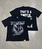 THAT'S a AWFUL LOT of COUGH SYRUP T-shirts Men Heavyweight Street Wear Custom Graphic Print Oversized