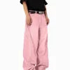 Fashionable Men's Straight Baggy Jeans 100% Cotton Lightweight Mid Waist Comfortable Casual Breathable Quick Dry Eco-Friendly