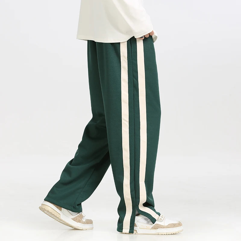 ANSZKTN Men's Casual Trend Spring and Autumn New Sports Overalls Sweatpants