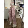 Y2k Streetwear Oversize Sweatpants Solid Low Pants Drawstring Wide Leg Baggy Trousers 2025 Women Casual Joggers Tech Pants