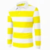 Premium Quality Men's for Polo T-shirt Custom 100% Cotton Breathable Lightweight Stripped Full Sleeves Stylish Trendy Solid