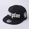 Cross-Border Best-Selling European American Compton Baseball Cap Personalized 100% Polyester 6-Panel Adjustable Flat-Brimmed