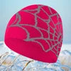 Y2KSpider Web Pattern Knitted Beanie Y2K Style, Multicolor Acrylic Warm Unisex Hip Hop Winter Skull Hat Customizable