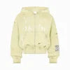 Hot Selling Trendy Custom Made 3D Embroidery Hoodie Acid Wash Zip Distressed 380 Gsm Heavyweight Cotton Rhinestones Embroidery