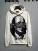 High Quality 100% Cotton Men's Vintage Oversized Casual Autumn Heavyweight Fleece Crocheted Lined Streetwear Hoodie Digital