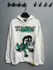 High Quality 100% Cotton Men's Vintage Oversized Casual Autumn Heavyweight Fleece Crocheted Lined Streetwear Hoodie Digital