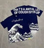 THAT'S a AWFUL LOT of COUGH SYRUP T-shirts Men Heavyweight Street Wear Custom Graphic Print Oversized