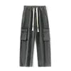 Casual Men's Clothing Jeans Denim Loose Trousers for Men High Quality Trousers Original Straight Black Men's Jeans