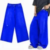 New High Quality Men's Baggy Hip Hop Wide Leg Distressed Loose Fit Mid Waist Embroidery Eco-Friendly Plus Size Jeans