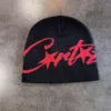 Custom Logo Trendy Jacquard Knitted Beanie Stylish Street Hip-hop Fashion Hat 3d Embroidery Free Size Warmth for Cold Weather